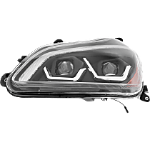Driver Side Headlight, Without bulb(s), LED, Clear Lens