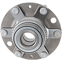 Rear, Driver or Passenger Side Wheel Hub, 6 Lugs, With Bearing