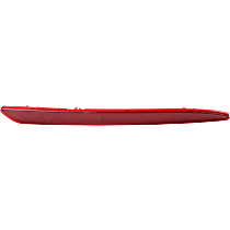 Rear, Passenger Side Bumper Reflector, For Models With Dual Exhaust, USA Built Vehicle