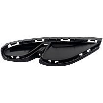 Rear, Passenger Side Bumper Trim, Black
