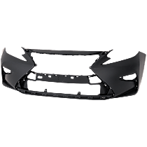 Front Primed Bumper Cover, Base Model, Japan Built Vehicles, Without Parking Aid Sensor Holes