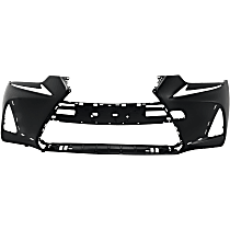 Front Primed Bumper Cover, Without Headlight Washer Holes