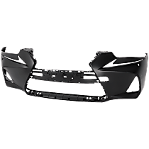 Front Primed Bumper Cover, For Models Without F Sport Package, Park Distance Control Sensor, With Headlamp Washer