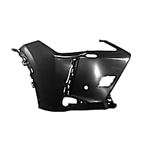 Front, Passenger Side Bumper End, Primed Plastic CAPA Certified