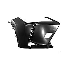 Front, Passenger Side Bumper End, Primed Plastic CAPA Certified
