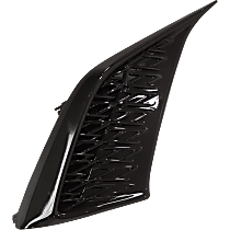 Front, Passenger Side Bumper Trim, Black, Side Garnish, With F Sport Package