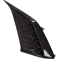 Front, Driver Side Bumper Trim, Black, Side Garnish, With F Sport Package