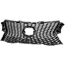 Grille, Gray, without Camera Hole, For Models with Parking Aid Sensor, F Sport Model, CAPA CERTIFIED