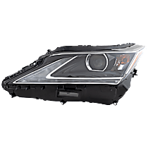 Driver Side LED Headlight, With bulb(s), Canada Built Vehicle, For Models With Single Beam, Without Cold Climate Specification And Adaptive , OE Replacement