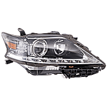 Passenger Side HID/Xenon Headlight, Without bulb(s), OE Replacement,, CAPA Certified