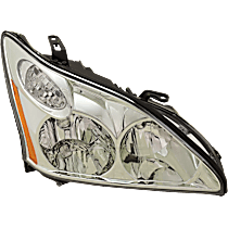 Passenger Side Halogen Headlight, Without bulb(s), Japan Built Vehicle, OE Replacement