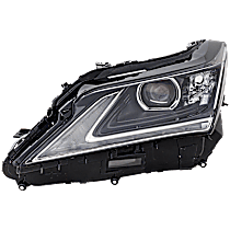 Driver Side Halogen Headlight, Without bulb(s), Japan Built Vehicle, OE Replacement, CAPA Certified