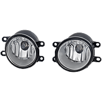 Front, Driver and Passenger Side Fog Light, With Bulb(s), Halogen