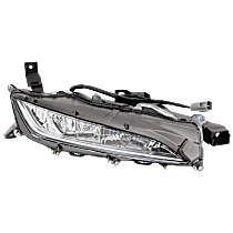 Front, Passenger Side LED Fog Light, With bulb(s), Japan Built Vehicle, OE Replacement, CAPA Certified