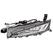 Front, Driver Side LED Fog Light, With bulb(s), Japan Built Vehicle, OE Replacement, CAPA Certified