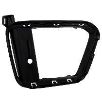 Front, Passenger Side Fog Light Trim, Textured Black