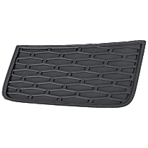Front, Driver Side, Upper Fog Light Trim, Textured Black