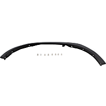 Front, Passenger Side Fender Trim, Textured Black