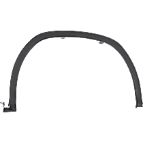 Front, Passenger Side, Fender Flares, Textured Black
