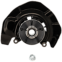 Front, Passenger Side Steering Knuckle, With Bearing, With Dust Shield