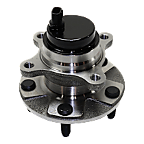 Front, Driver Side Wheel Hub, With Bearing, With Sensor, 5 x 4.5 in. Bolt Pattern, Rear Wheel Drive