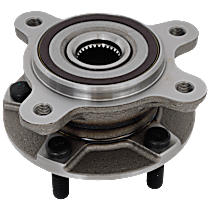 Front, Driver Side Wheel Hub, with Bearing, All Wheel Drive