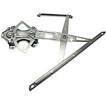 Front, Passenger Side Power Window Regulator, Without Motor