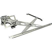 Front, Driver Side Power Window Regulator, Without Motor