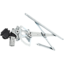 Front, Passenger Side Power Window Regulator, With Motor