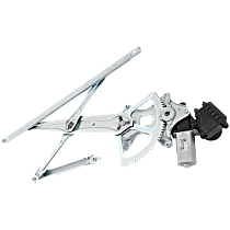 Front, Driver Side Power Window Regulator, With Motor