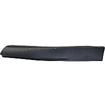 Rear, Passenger Side, Lower Door Molding and Beltlines, Black