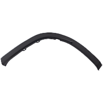 Rear, Driver Side, Rear Section Fender Trim, Gloss Black, 2-Piece Type