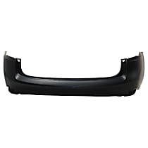 Rear Primed Bumper Cover, For Models Without Park Distance Control Sensor Holes, CAPA Certified