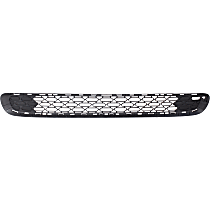 Front, Lower Bumper Grille, For Models Without John Cooper Works Package, With Chrome Bumper Trim, Textured