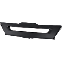 Front, Center Bumper Trim, Textured Black