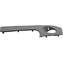 Front, Driver Side, Outer Bumper Trim, Primed