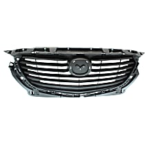 Grille Assembly, Textured Dark Gray Shell and Insert