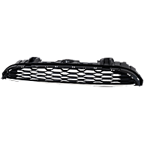 Center Grille, Textured Black, Hatchback