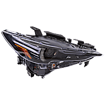 Passenger Side Headlight, with Bulb, LED, Clear Lens