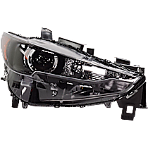 Passenger Side Headlight, with Bulb, LED, Clear Lens, For Models without Adaptive Headlight