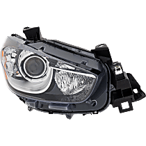 Passenger Side Headlight, without Bulb, HID/Xenon, Clear Lens, CAPA Certified