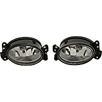 Front, Driver and Passenger Side Fog Light, With Bulb(s), Halogen, With HID Headlights