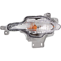 Front, Passenger Side Turn Signal Light, With bulb(s)