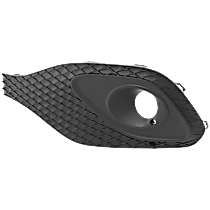 Front, Passenger Side Fog Light Trim, Textured Black