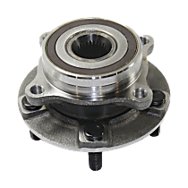 Front, Driver or Passenger Side Wheel Hub, With Bearing, 5 x 4.5 in. Bolt Pattern, All Wheel Drive