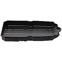 Transmission Pan - Black, Steel, Stock Depth, Sold individually