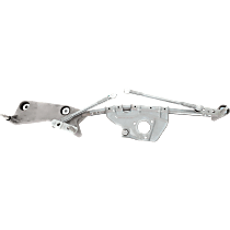 Wiper Linkage - Front, Black, Plastic Bushing Material, Bolt-on Attachment Method