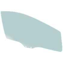 Front, Passenger Side Door Glass, Green Tint, FD24768GTN