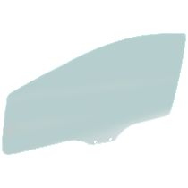 Front, Driver Side Door Glass, Green Tint, FD24769GTN