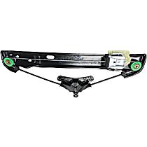 Rear, Driver Side Window Regulator, Power, Without Panel